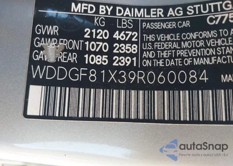 2009 Mercedes-Benz C 300 Luxury 4Matic/Sport 4Matic из США, поврежденный, VIN WDDGF81X39R060084